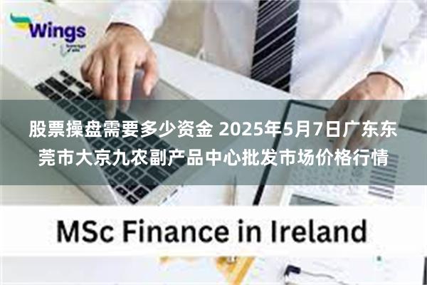 股票操盘需要多少资金 2025年5月7日广东东莞市大京九农副产品中心批发市场价格行情